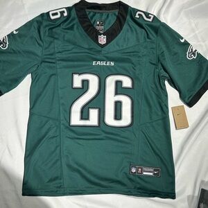 Nike Philadelphia Eagles Saquon Barkley #26 Dri-Fit Football Jersey Size L